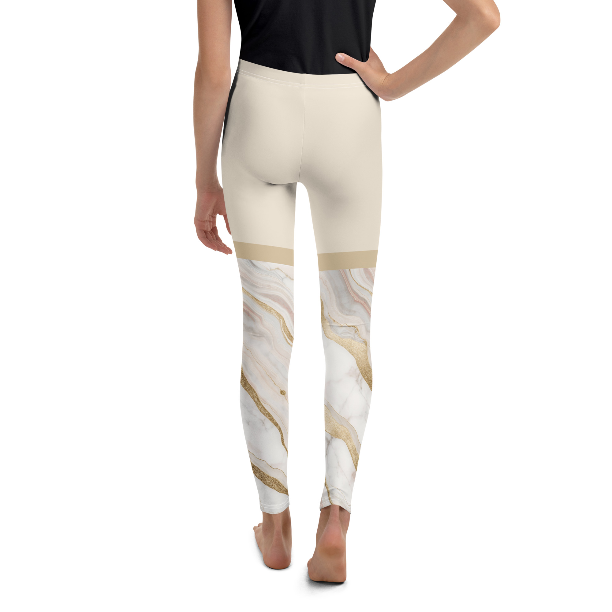 Marble Elegance Youth Legging