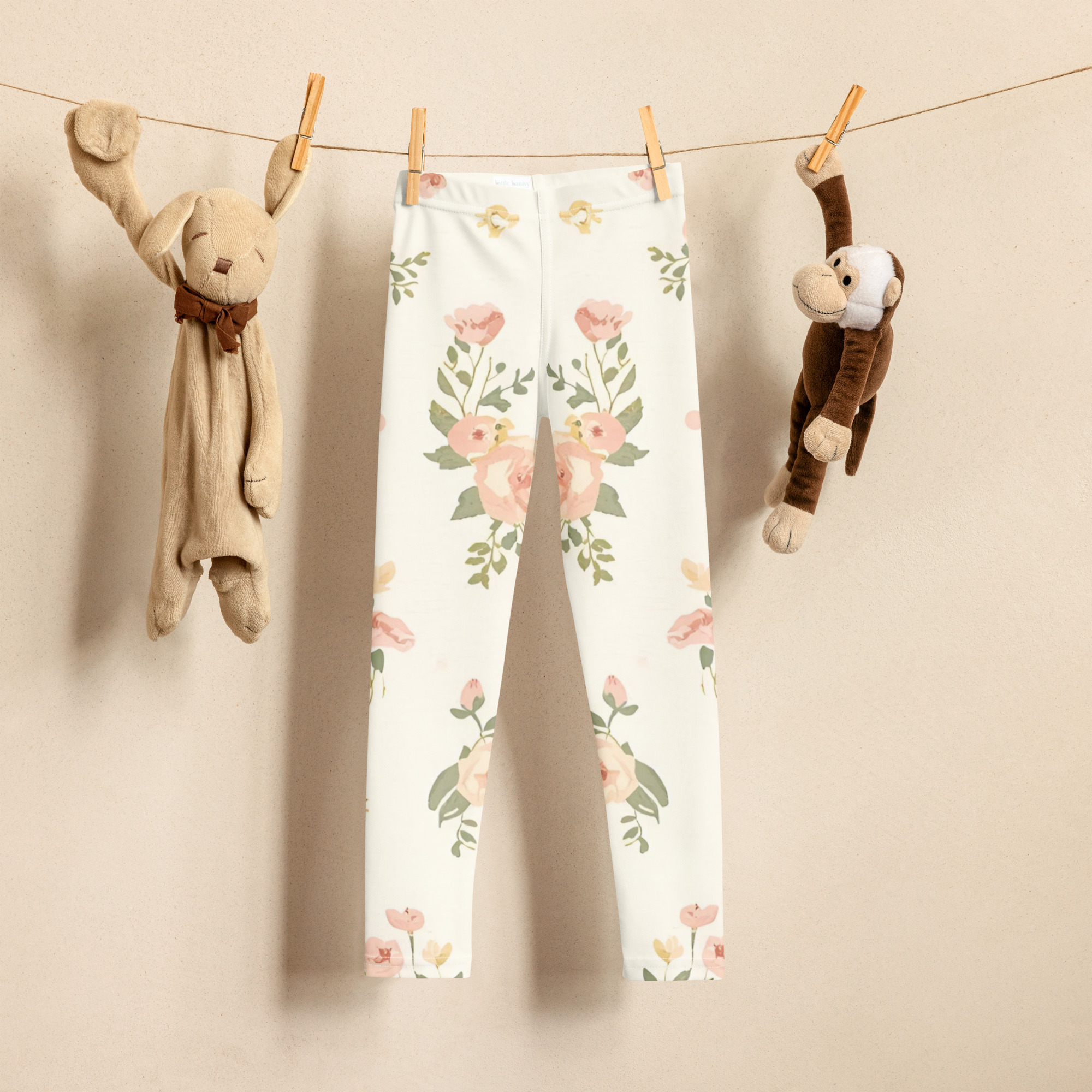 Delicate Flowers Kids Leggings