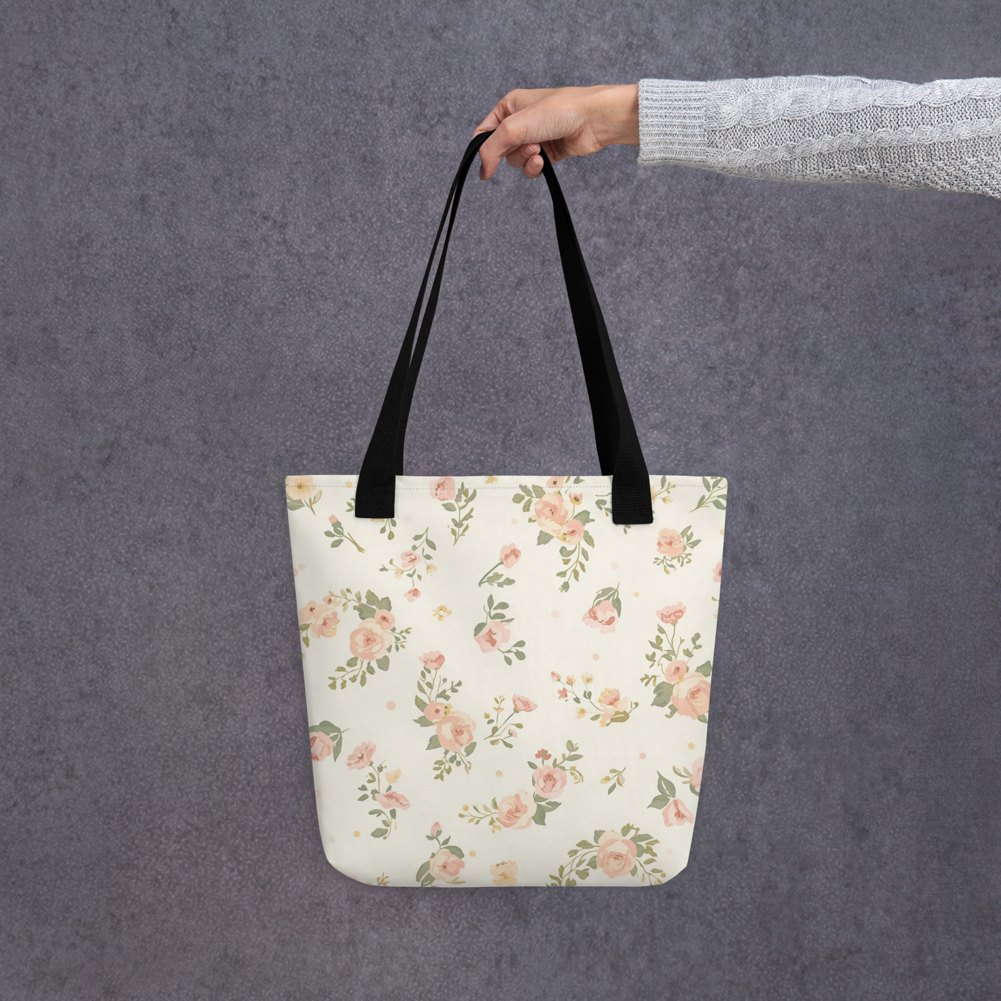 Delicate Flowers Tote Bag