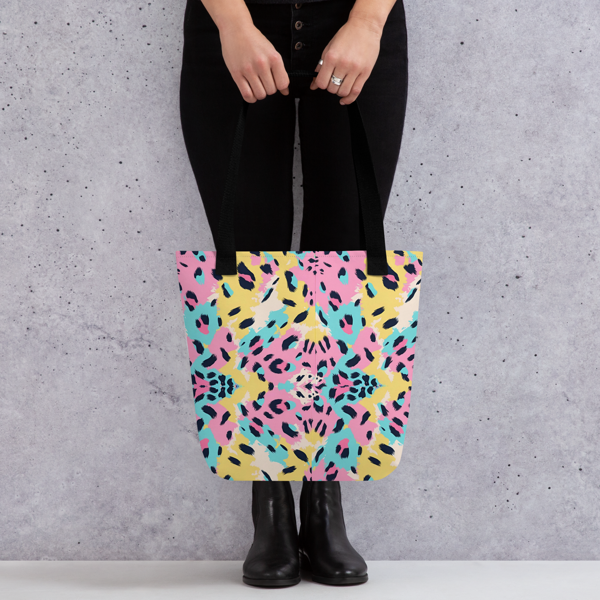 Tie Diy Leopard Tote Bag