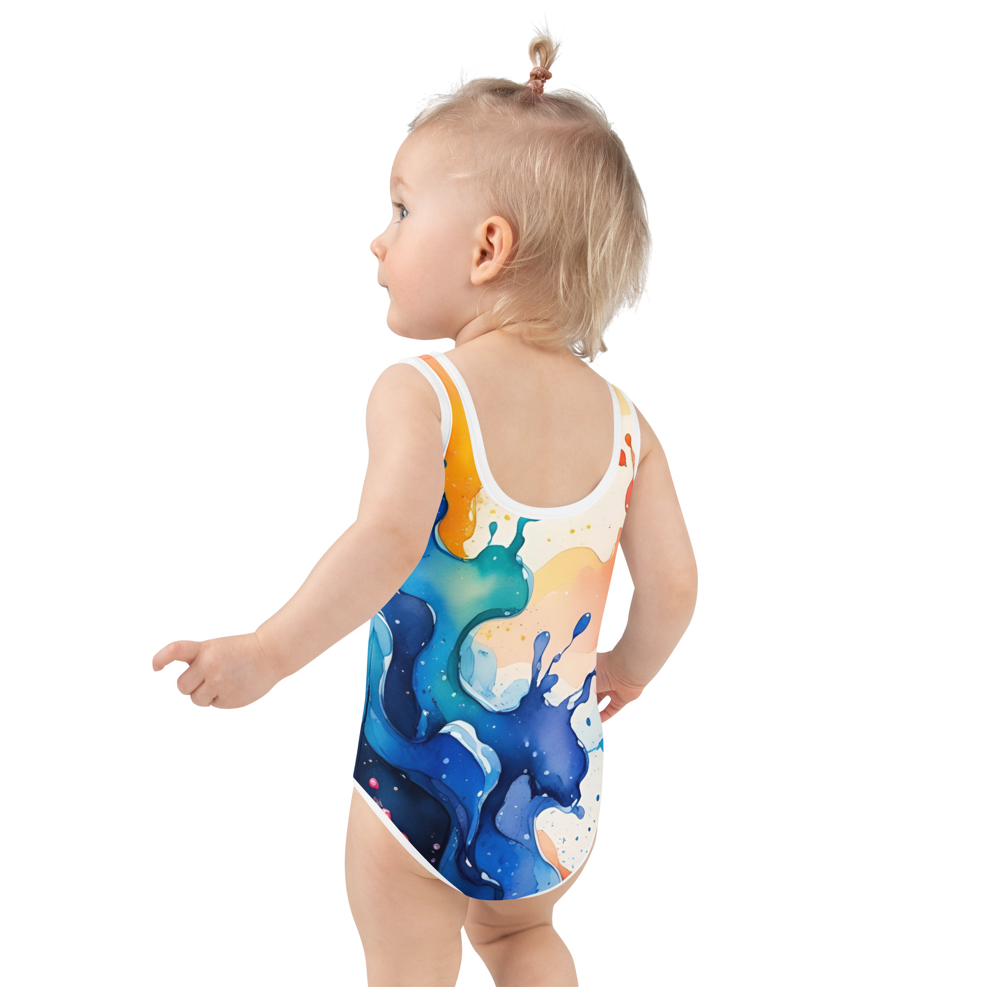 Paint Splash Kids Swimsuit