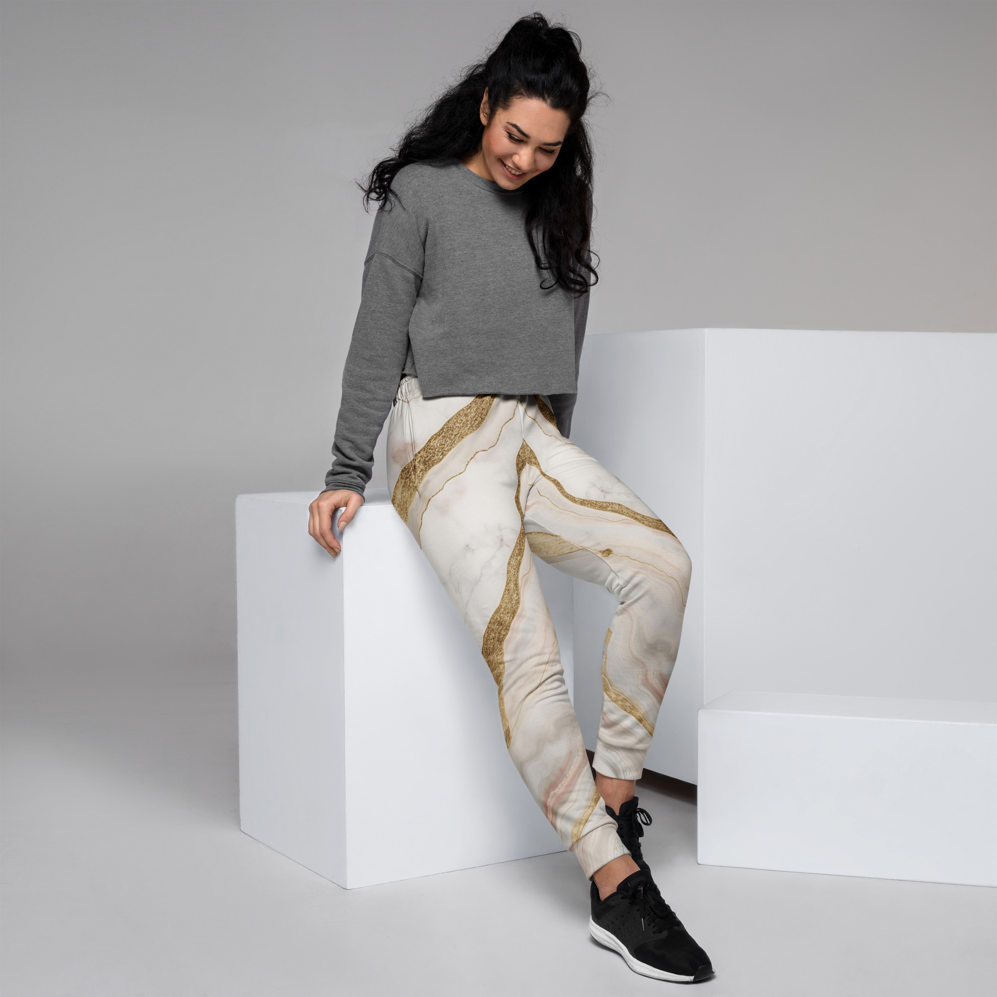 Marble Elegance Jogger