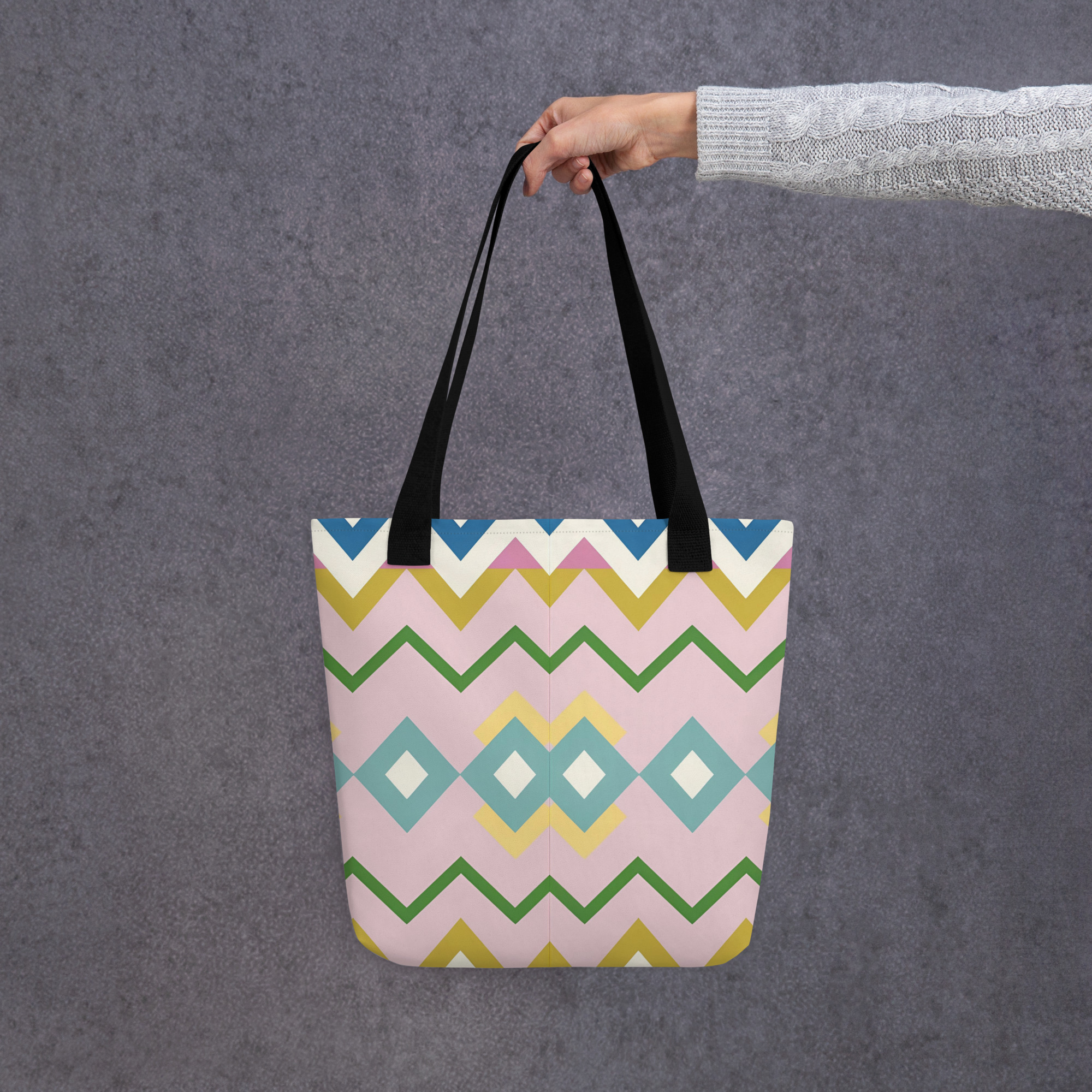 Geometric Tote Bag