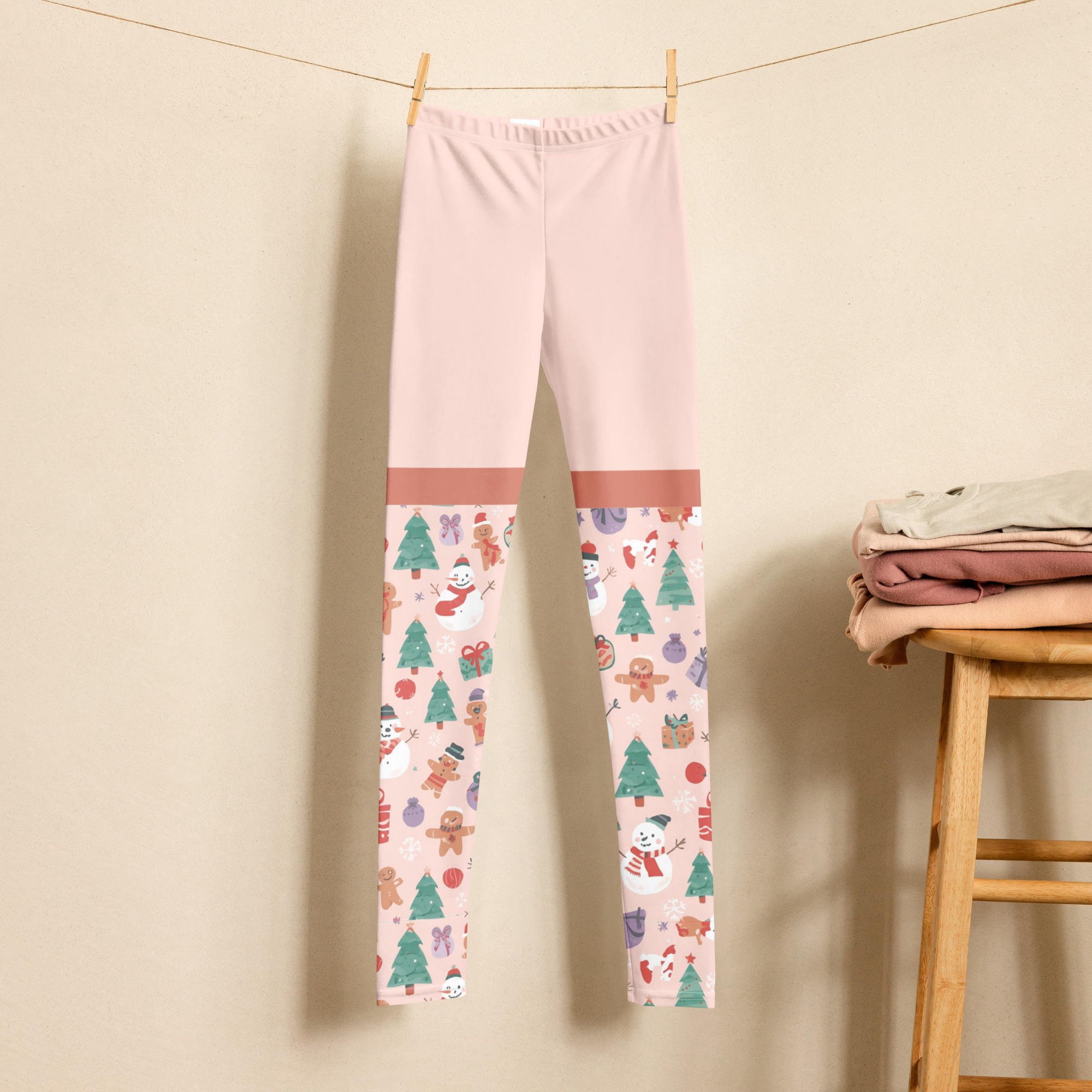 Kawaii Christmas Youth Legging