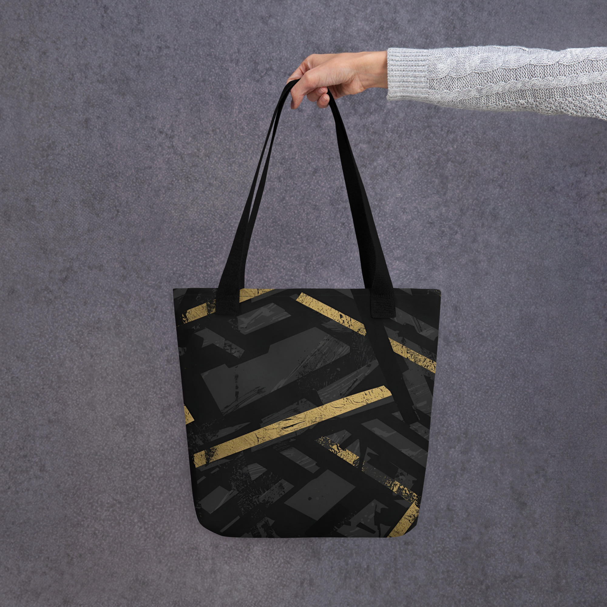 Fierce Geometry Tote Bag