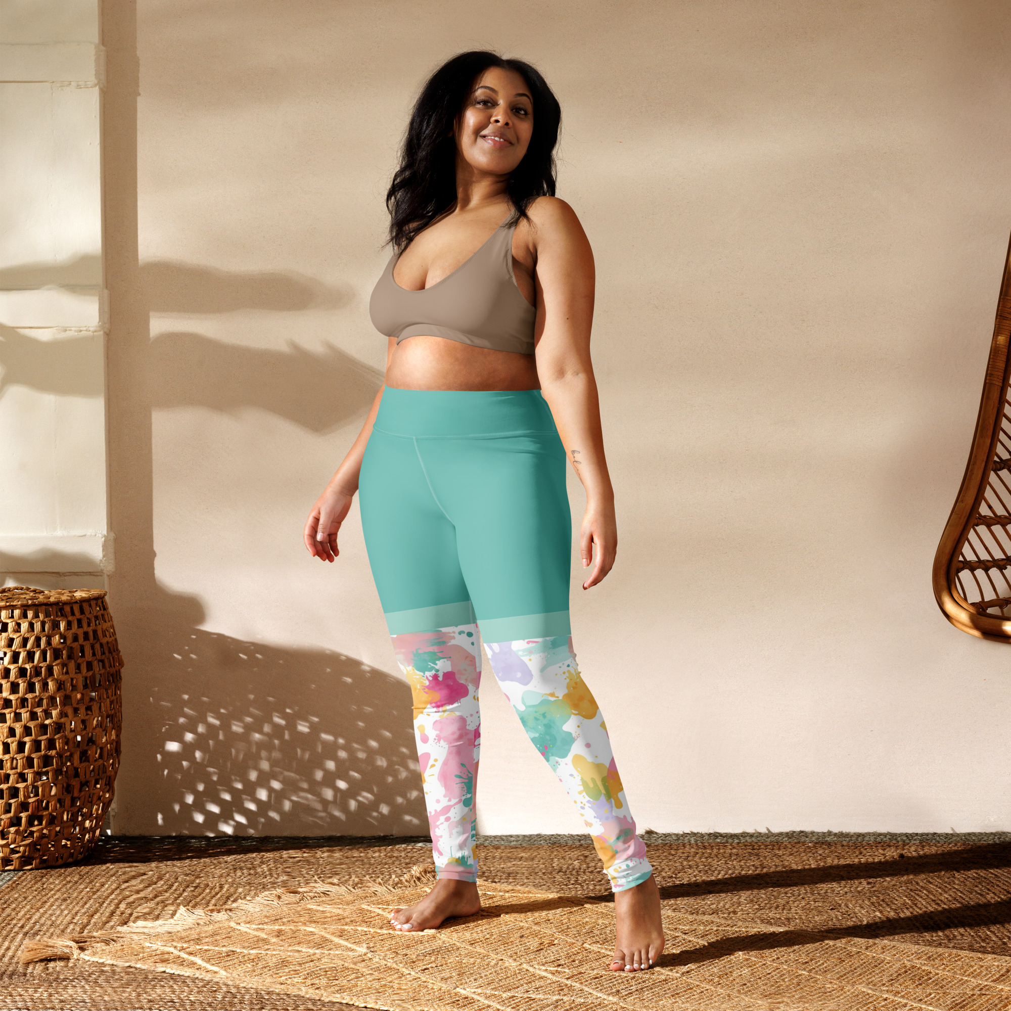 Paint Splash High-Waist Legging