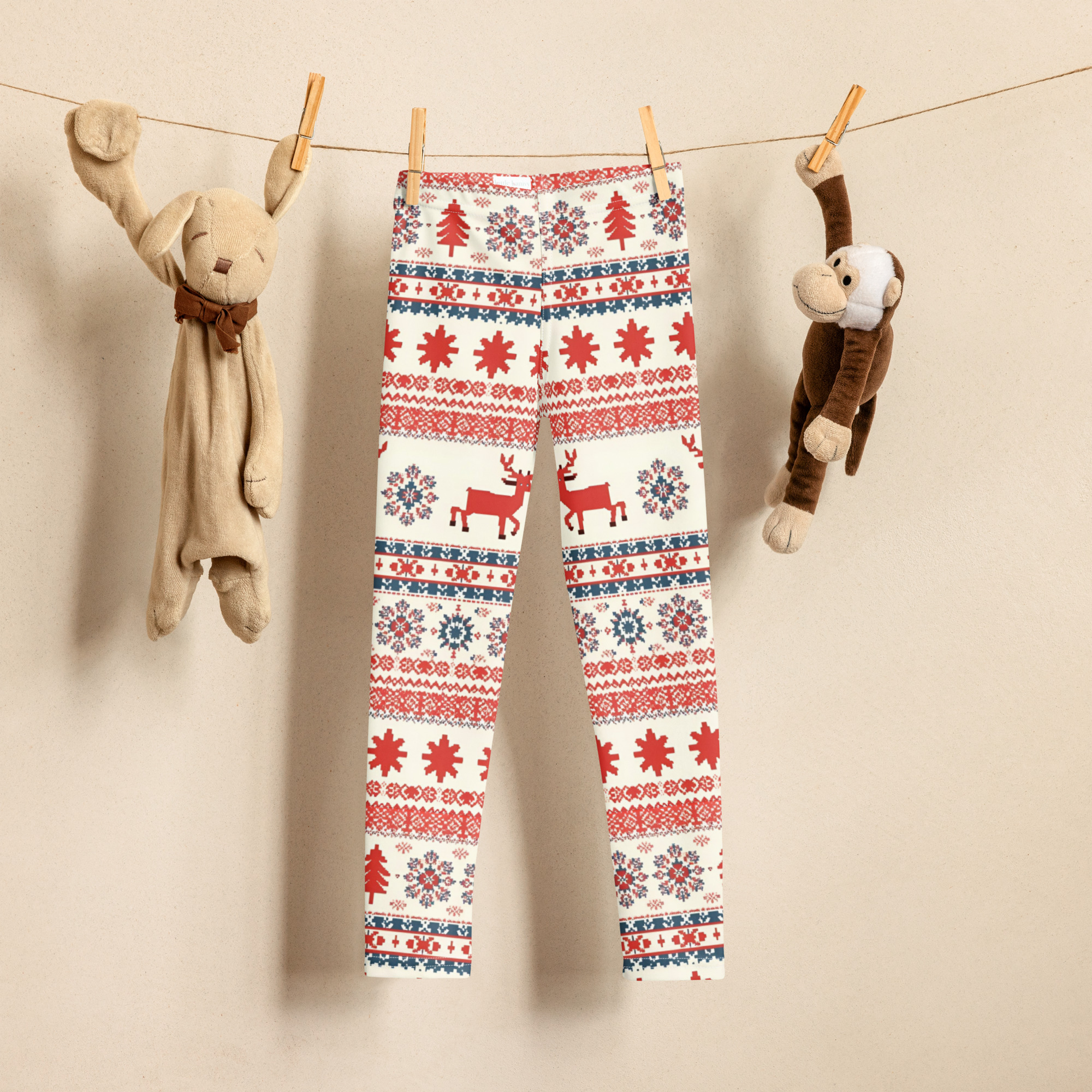 Nordic Knitted Look Child Legging
