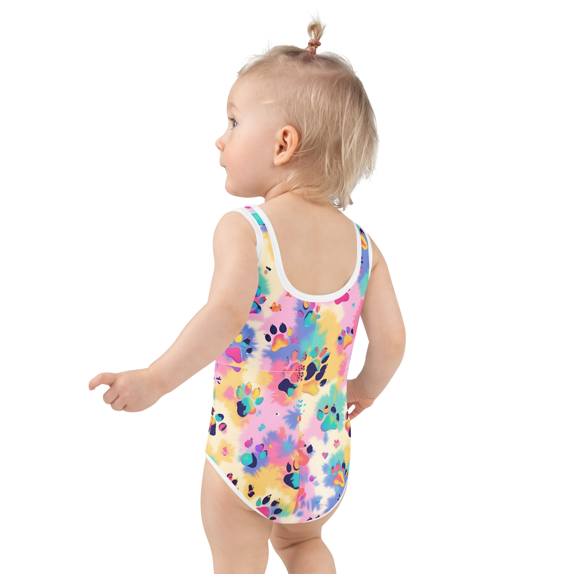 Tie Diy Paws Kids Swimsuit