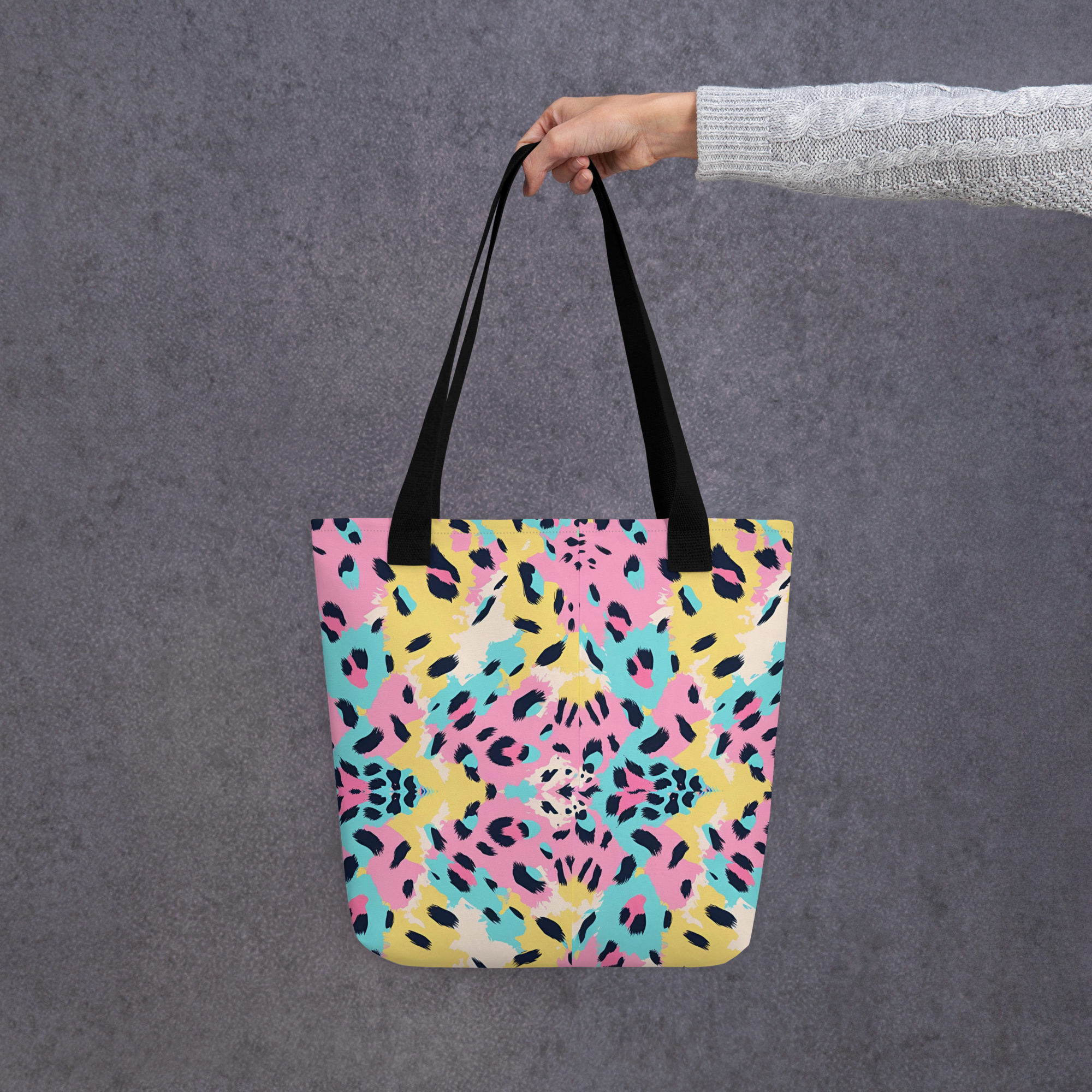 Tie Diy Leopard Tote Bag