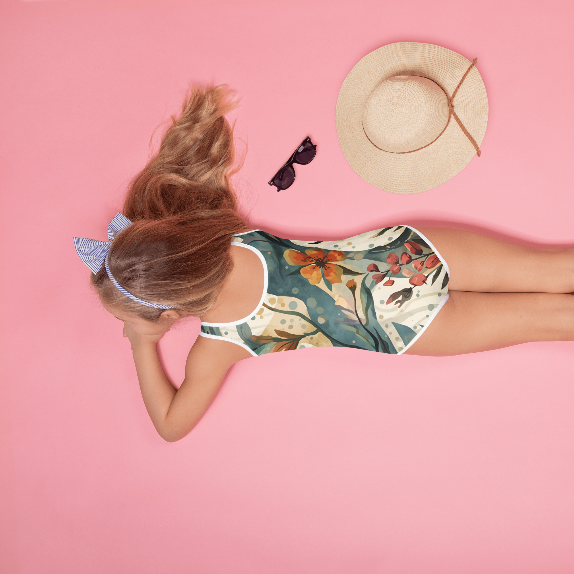 Botanical Art Kids Swimsuit