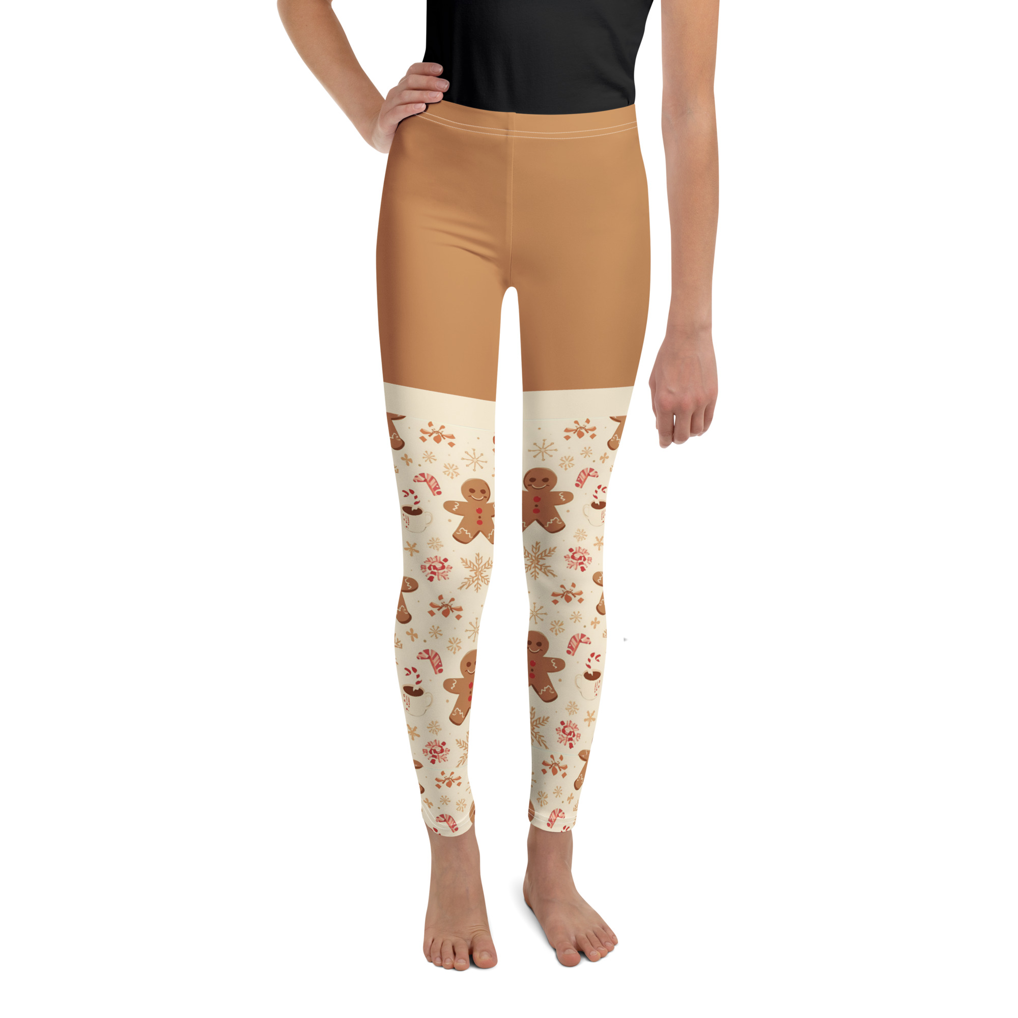 Gingerbread Party Youth Legging