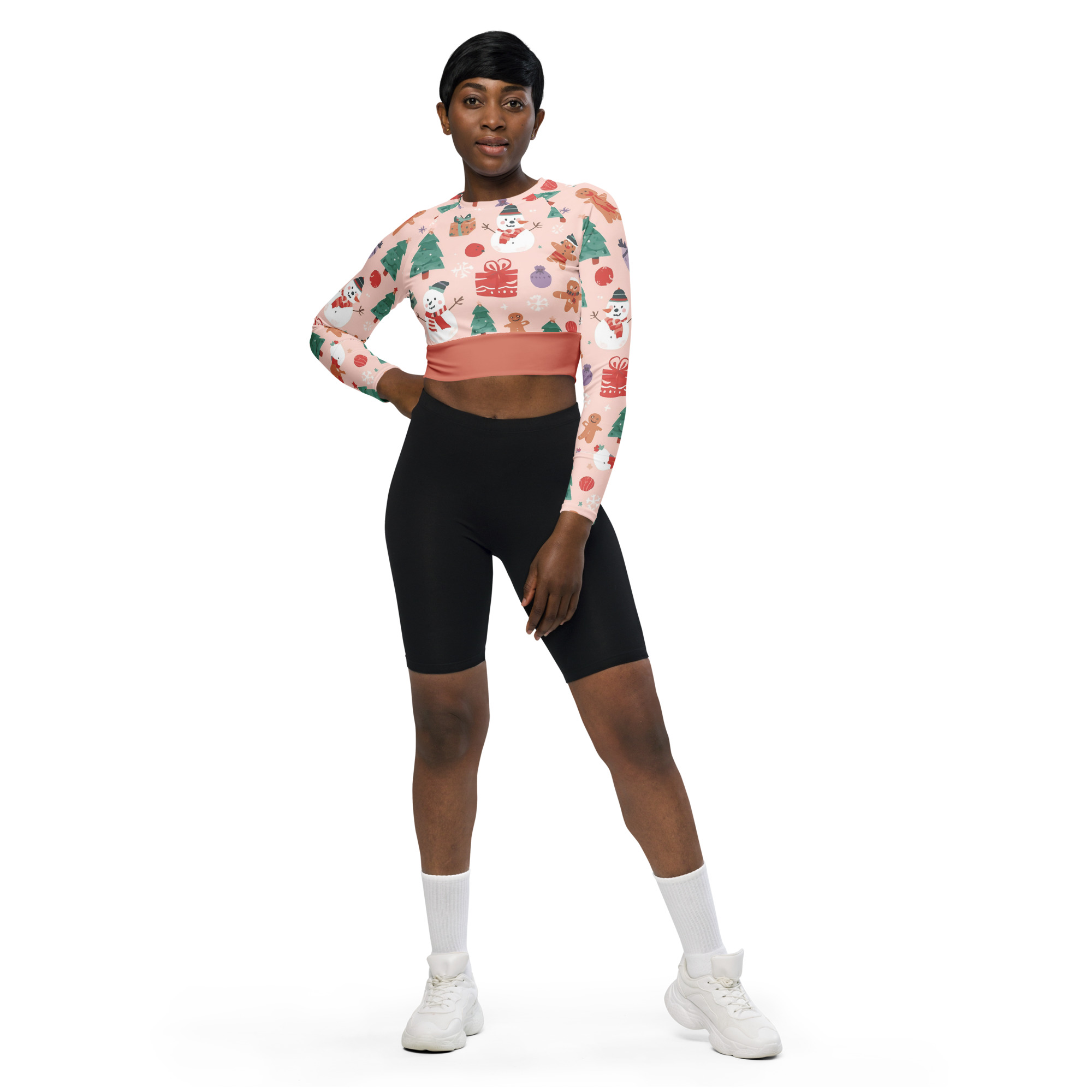 Kawaii Christmas Crop Top