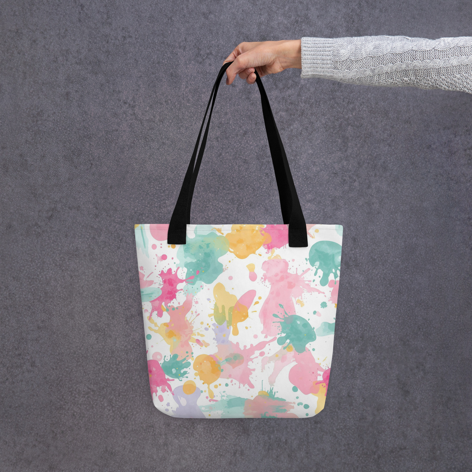 Paint Splash Tote Bag