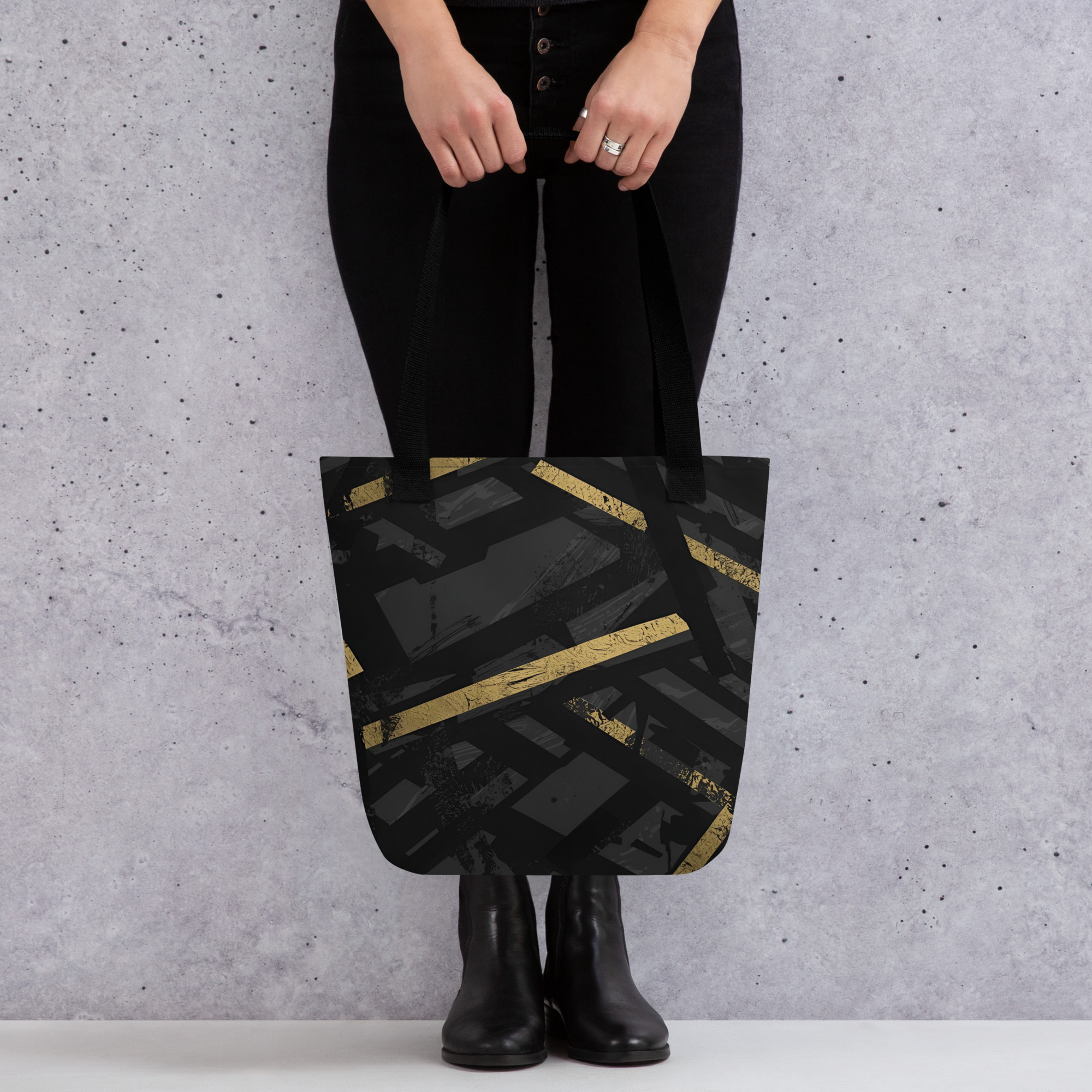 Fierce Geometry Tote Bag
