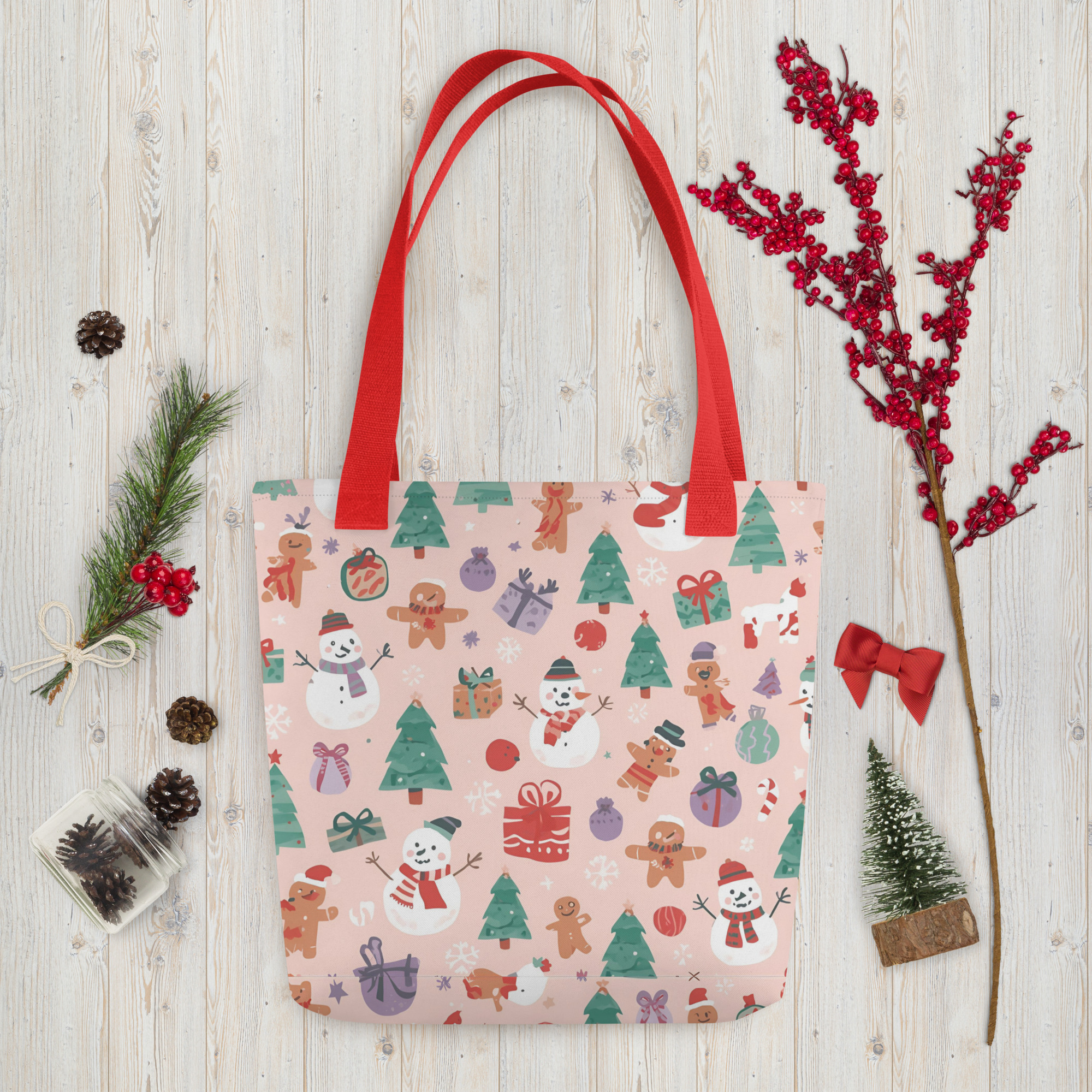 Kawaii Christmas Tote Bag