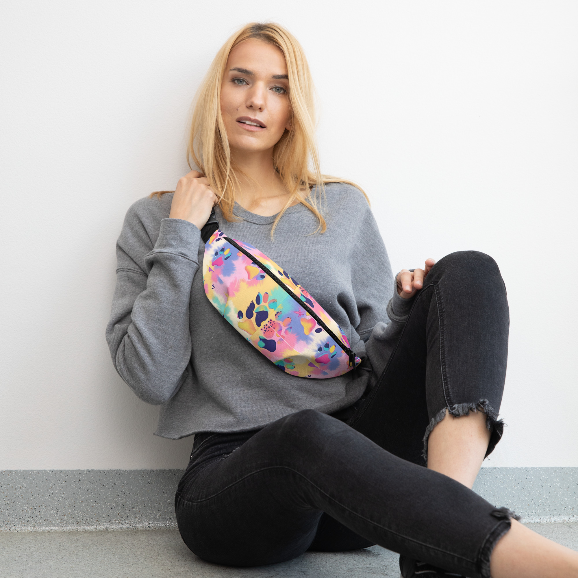 Tie diy Paws Waist Pack