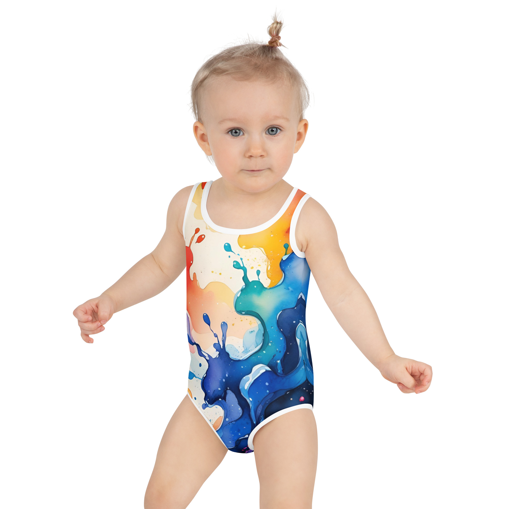 Paint Splash Kids Swimsuit