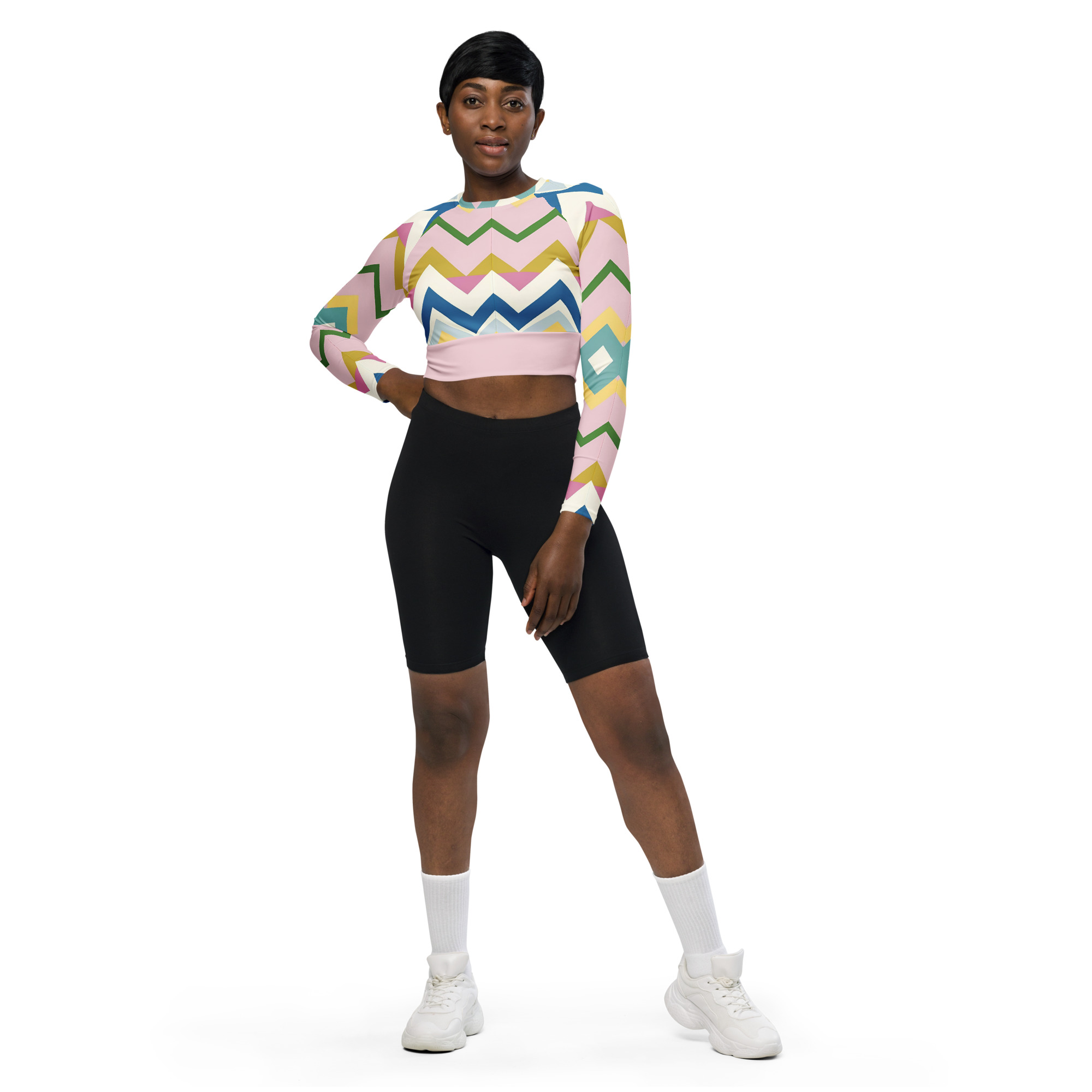 Geometric Crop Top