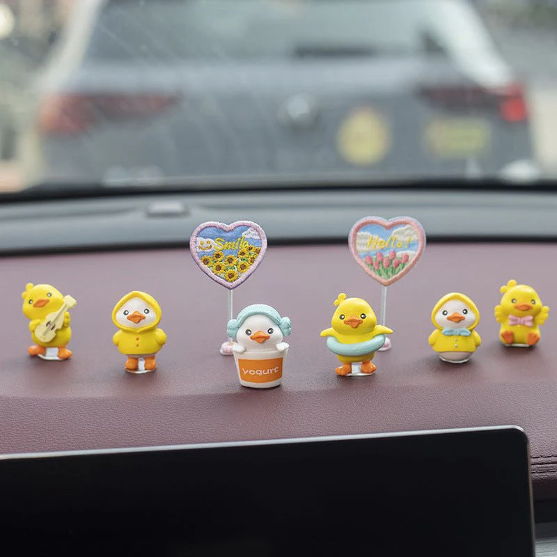 Cute Duckling Car Interior Decoration