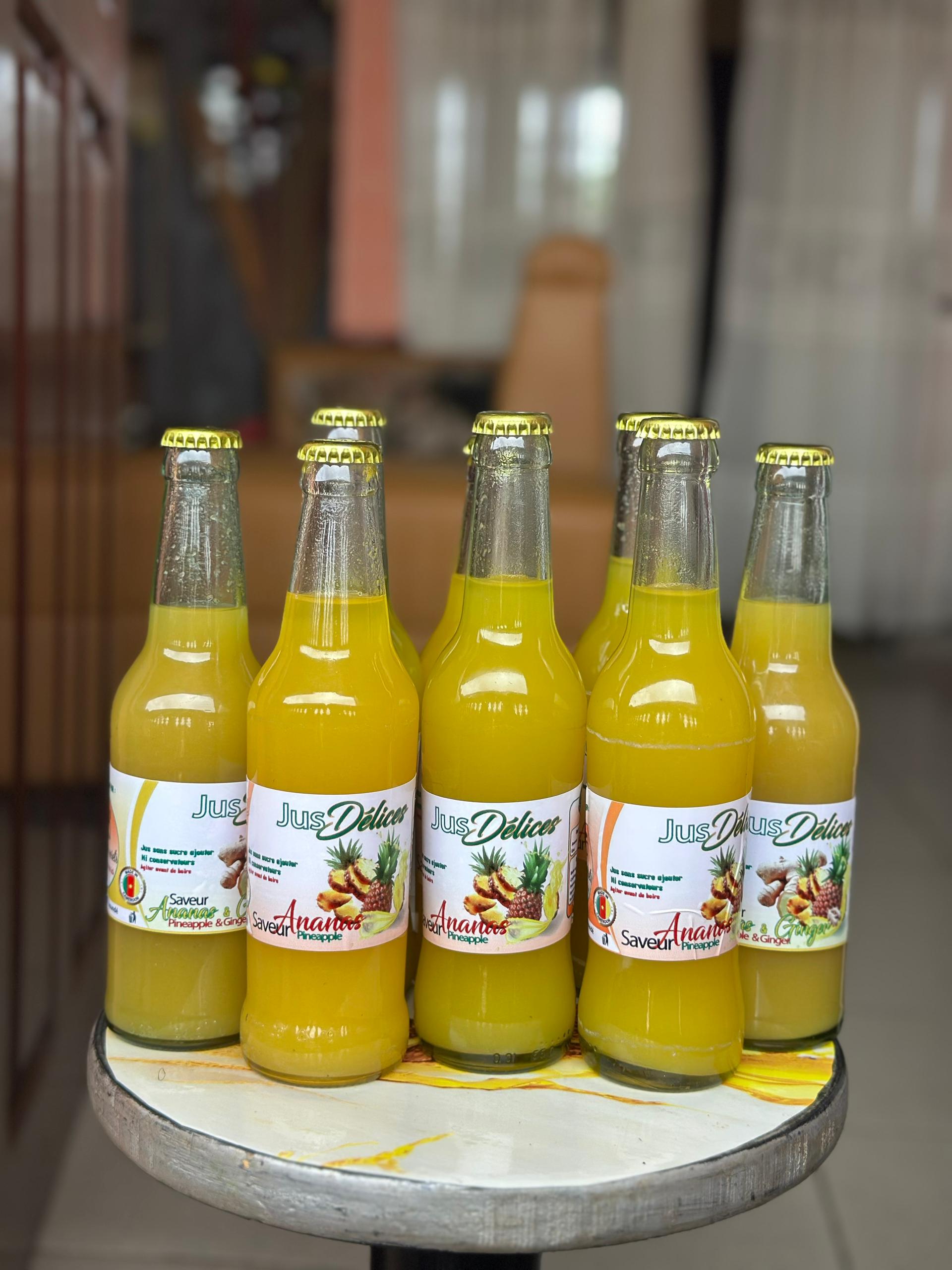 Jus d'Ananas et Gingembre