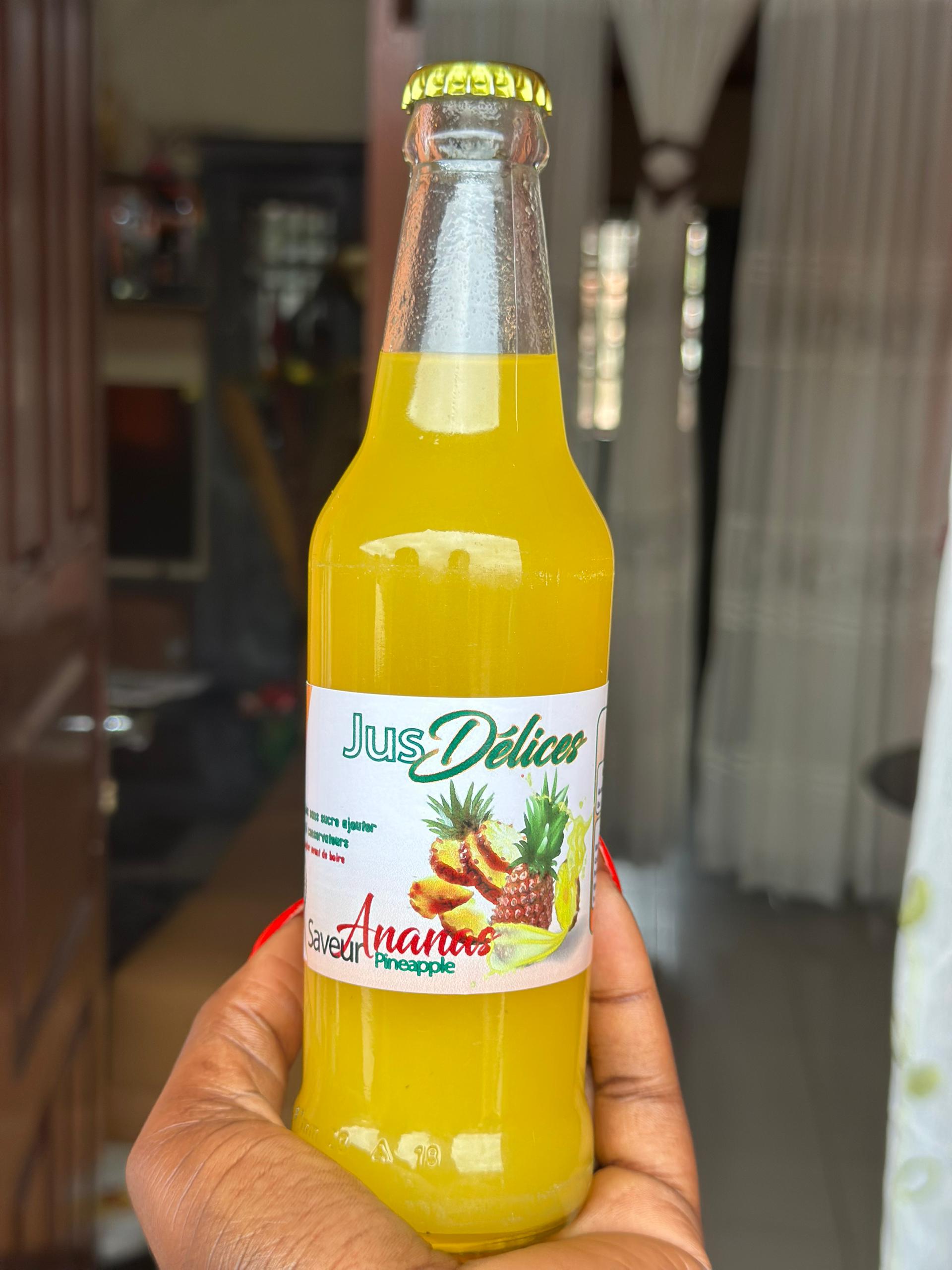 Jus d'Ananas et Gingembre