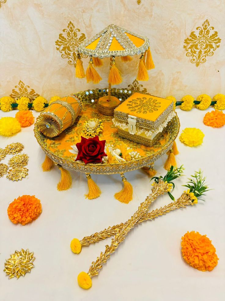 Haldi platter