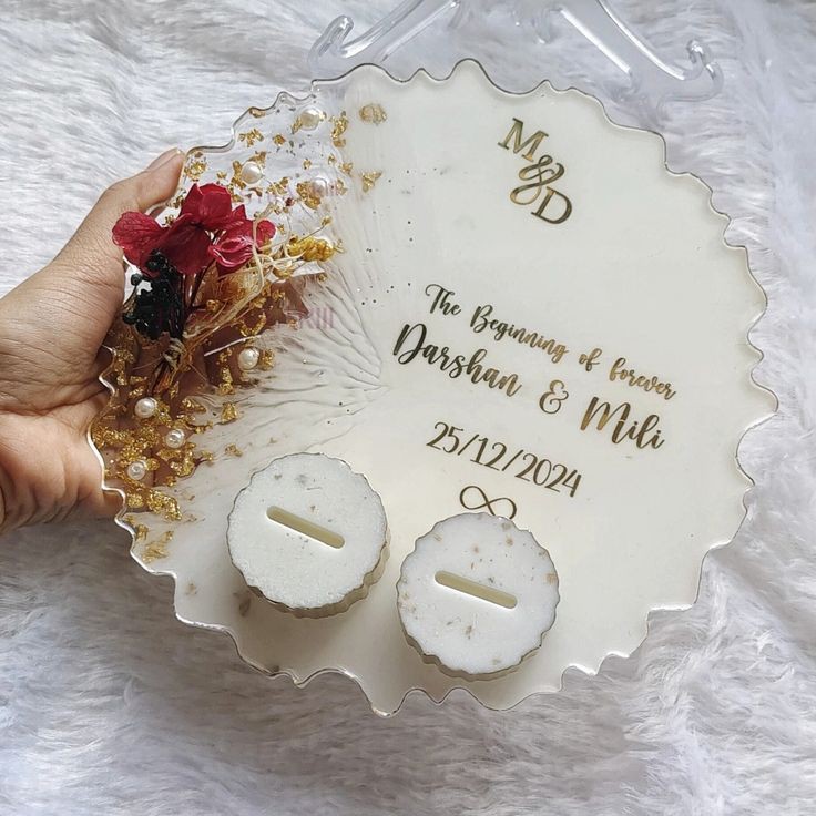 Resin Ring Platter - Set A