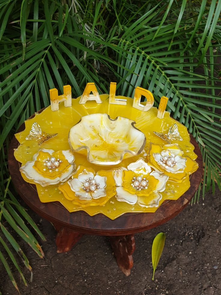 Haldi platter