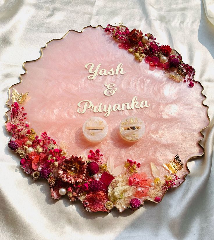 Resin Ring Platter - Set A