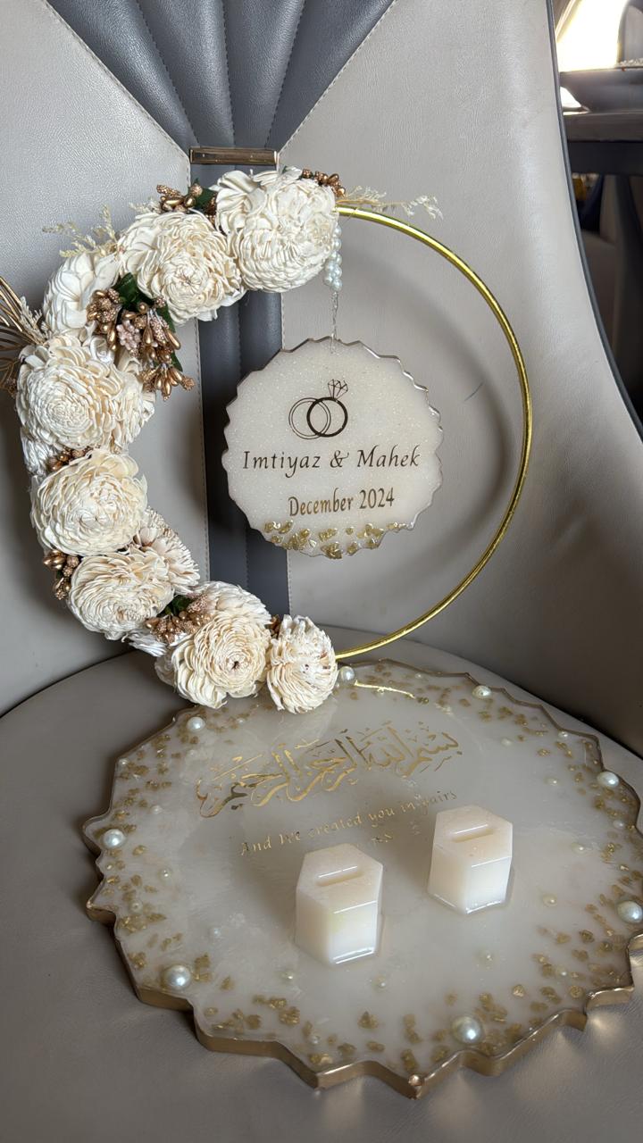 Resin Ring Platter - Set A