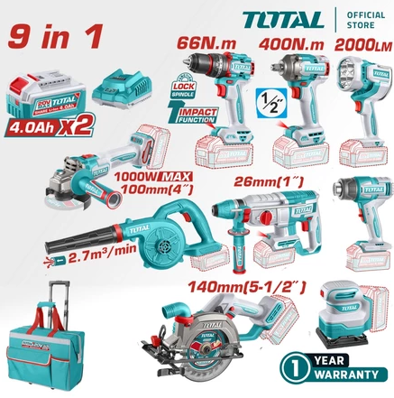 Total 9pcs Advanced Combo Kit