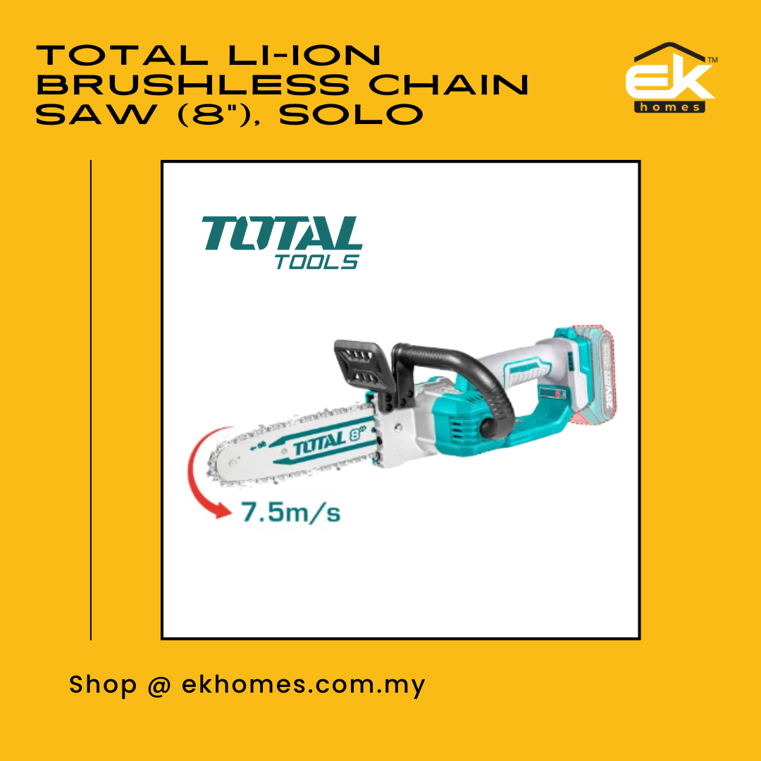 Total Li-ion Brushless Chain Saw (8"), SOLO