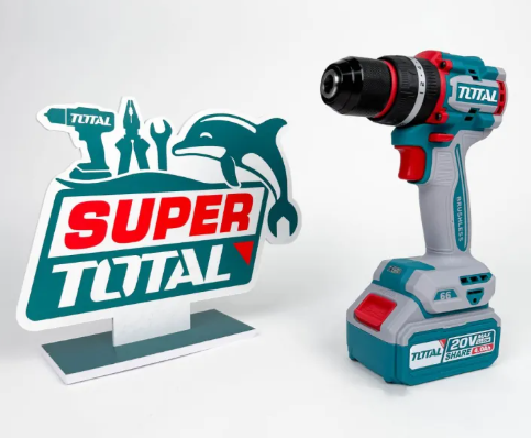 Total 5 in 1 Combo Set with Circular Saw(140mm) + Compact Drill(66nm) + Impact Driver(285nm) + Lamp + Sander 