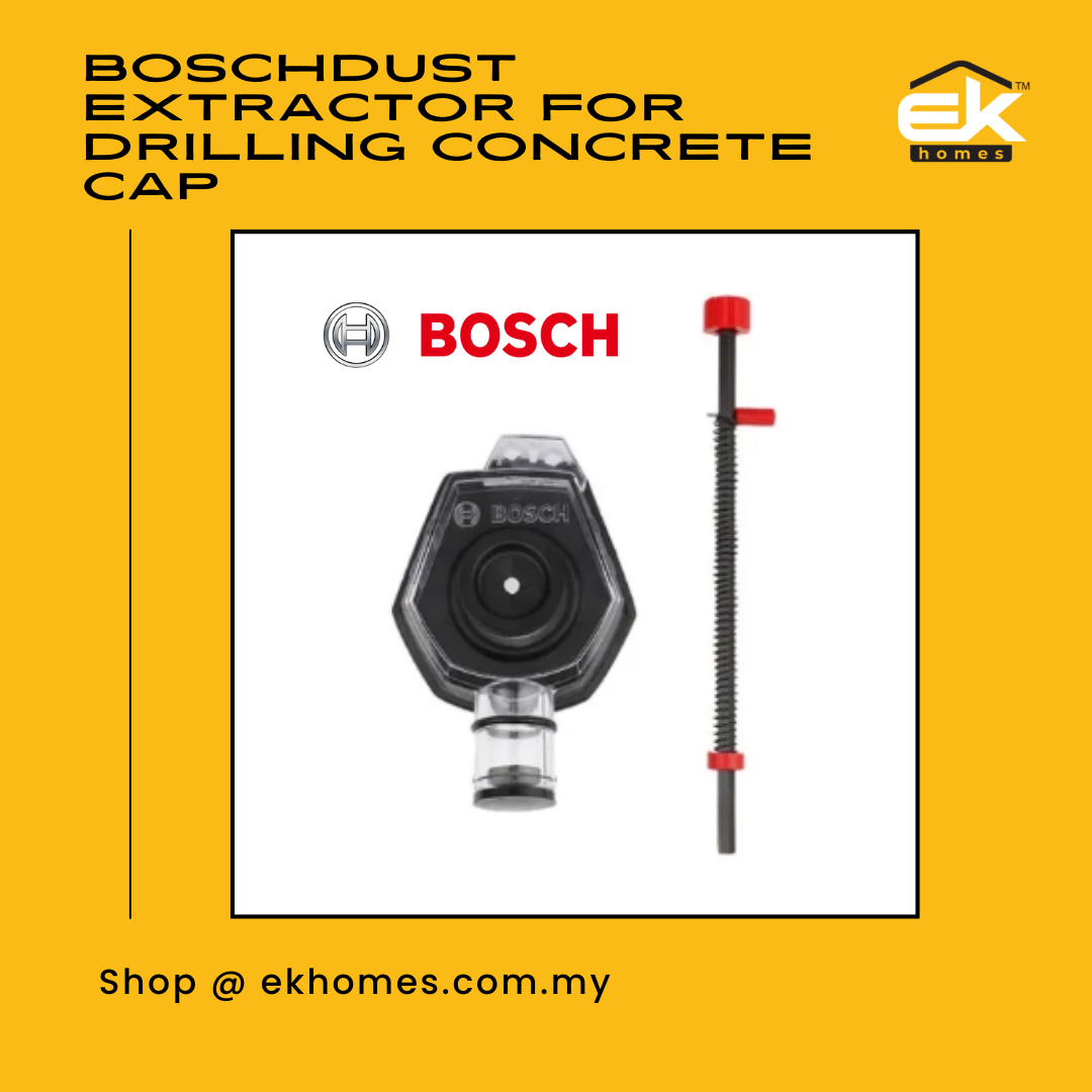 Bosch GDE 24 Professional Dust Extractor For Drilling Concrete Cap 