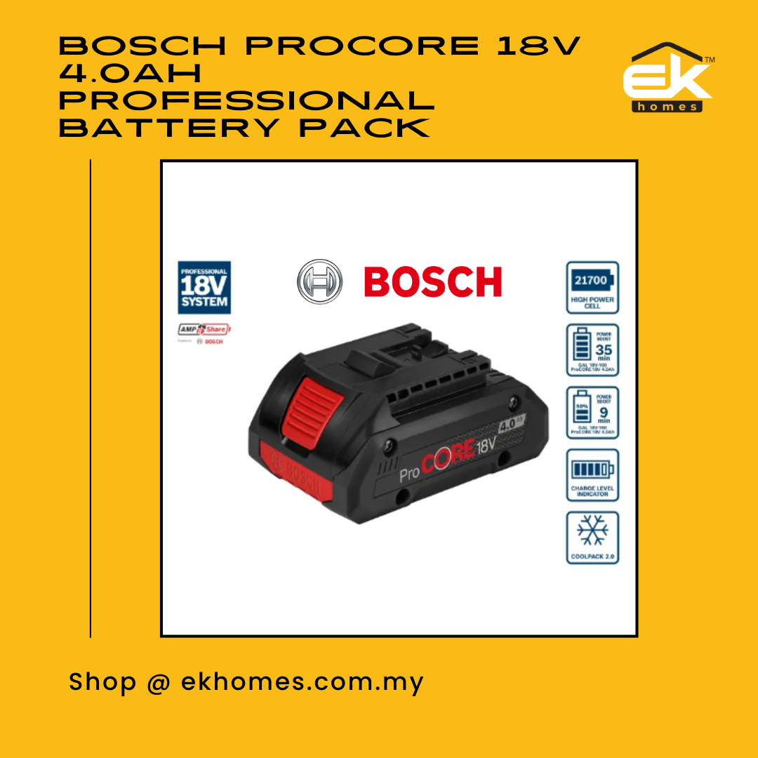 BOSCH ProCORE 18V 4.0Ah Professional Battery Pack 