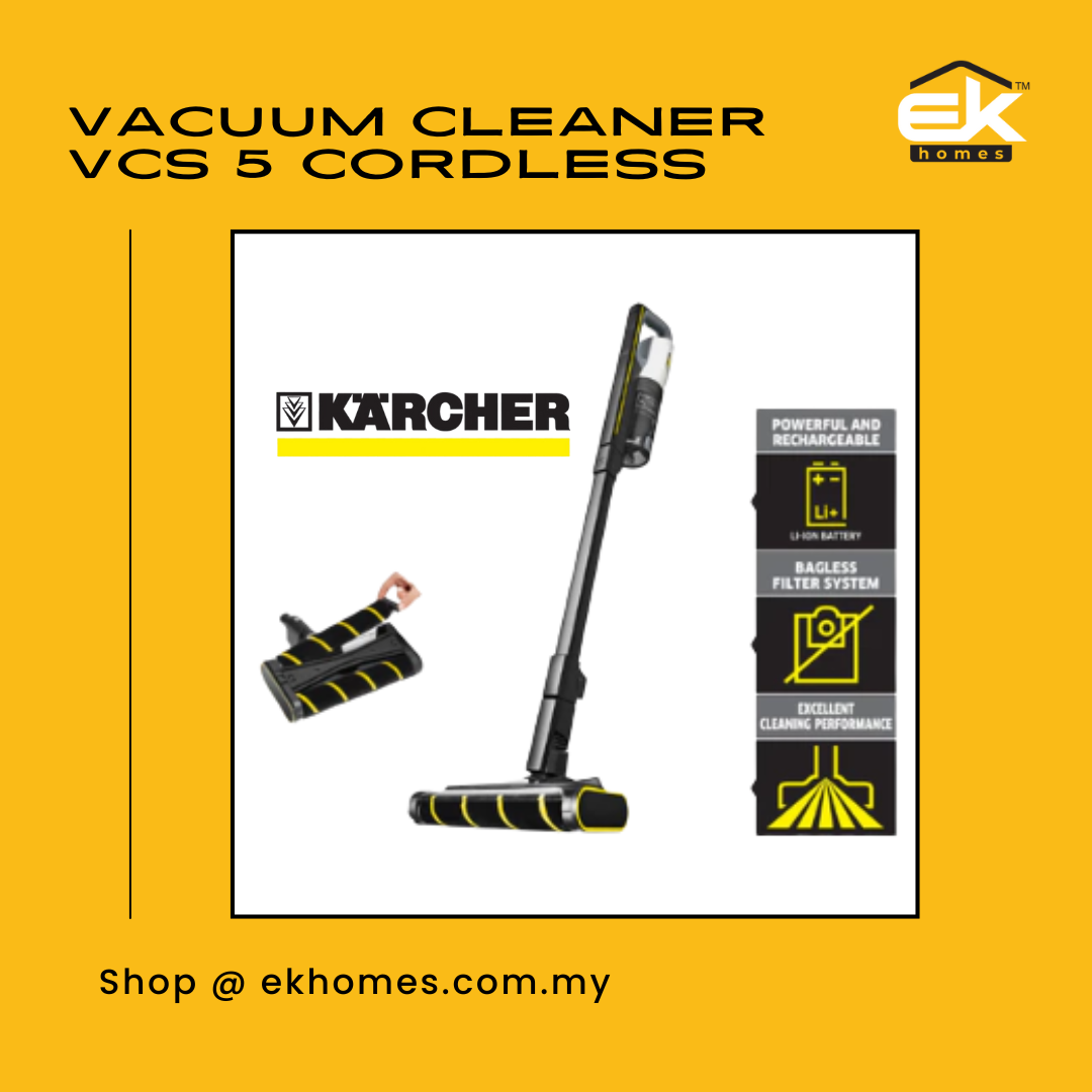 Karcher Vacuum Cleaner VCS 5 Cordless Two-roller, 22500 PA