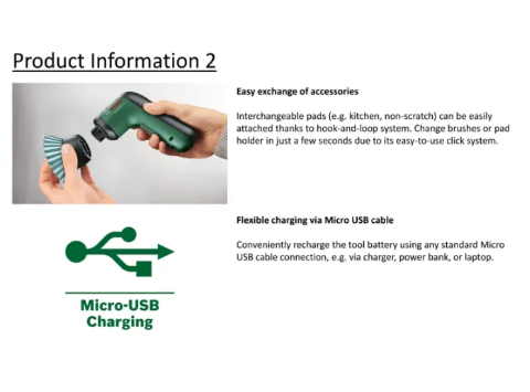 Bosch Home & Garden 3pcs Power Scrubber White Melamine Eraser 