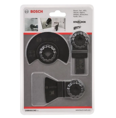 Bosch 3 Pcs Basic Tile Blade Set for Multi-Tools