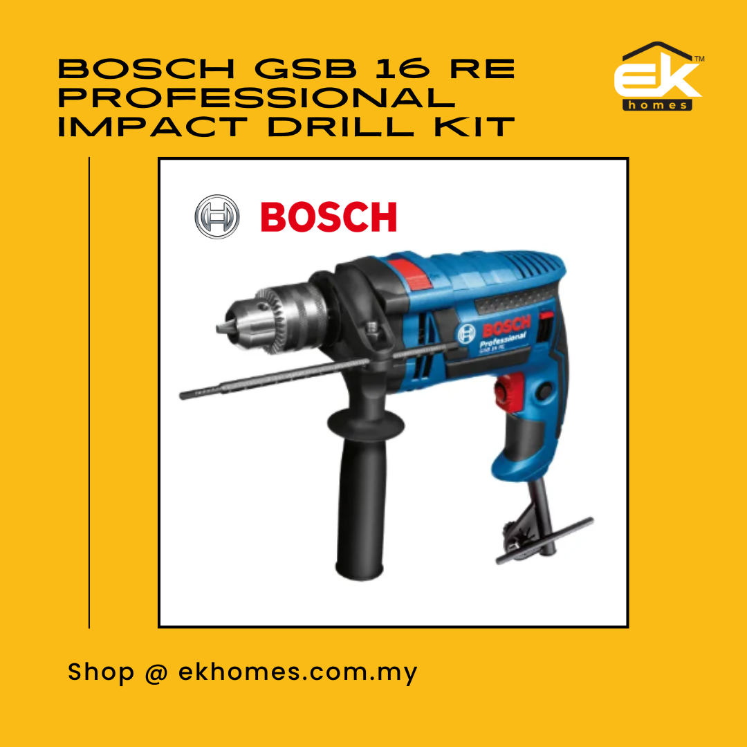 Bosch GSB 16 RE Professional Impact Drill Kit  