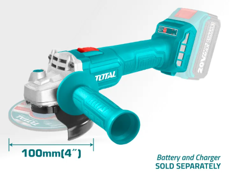 Total Cordless Brushless Angle Grinder