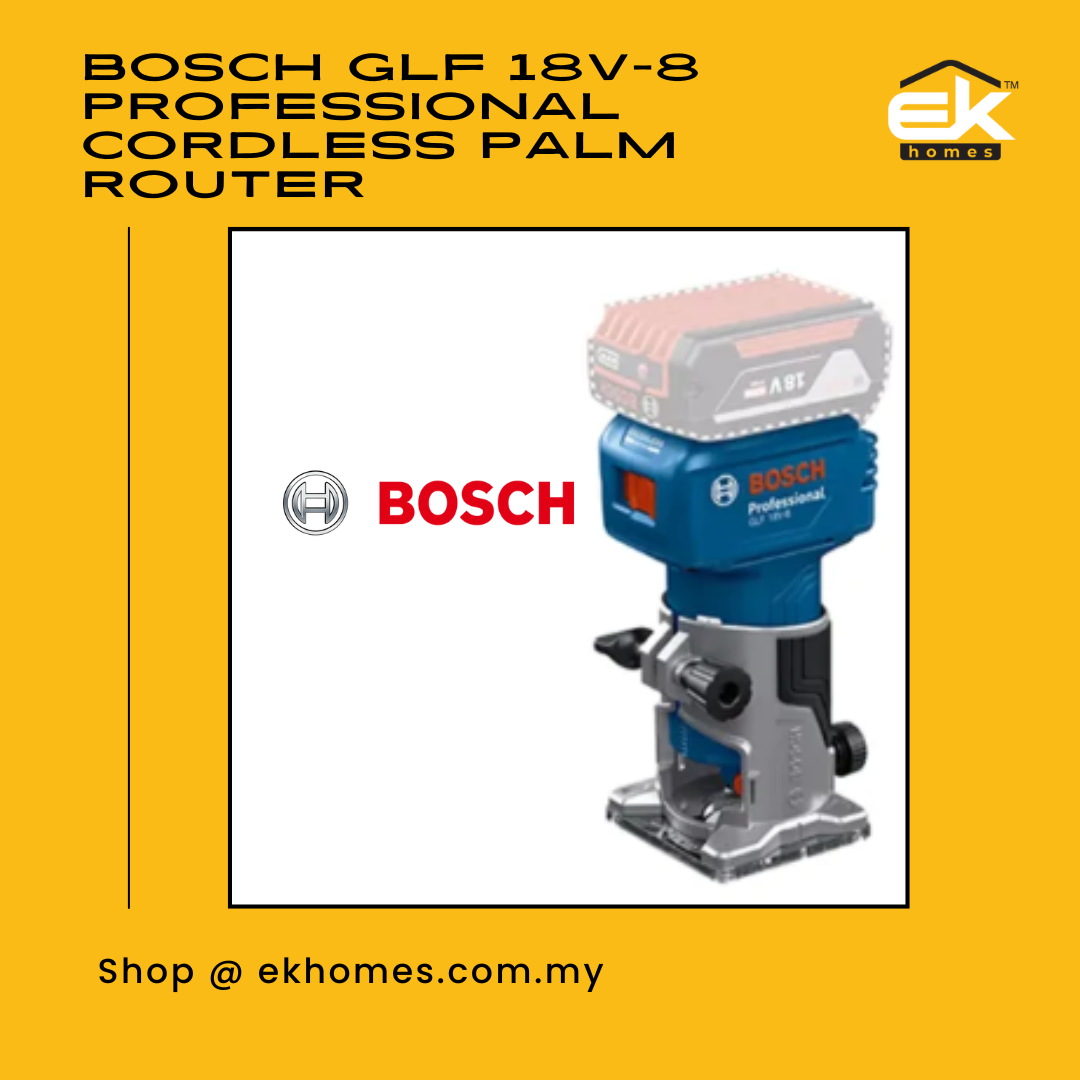 Bosch GLF 18V-8 Professional Cordless Palm Router (BRUSHLESS) 