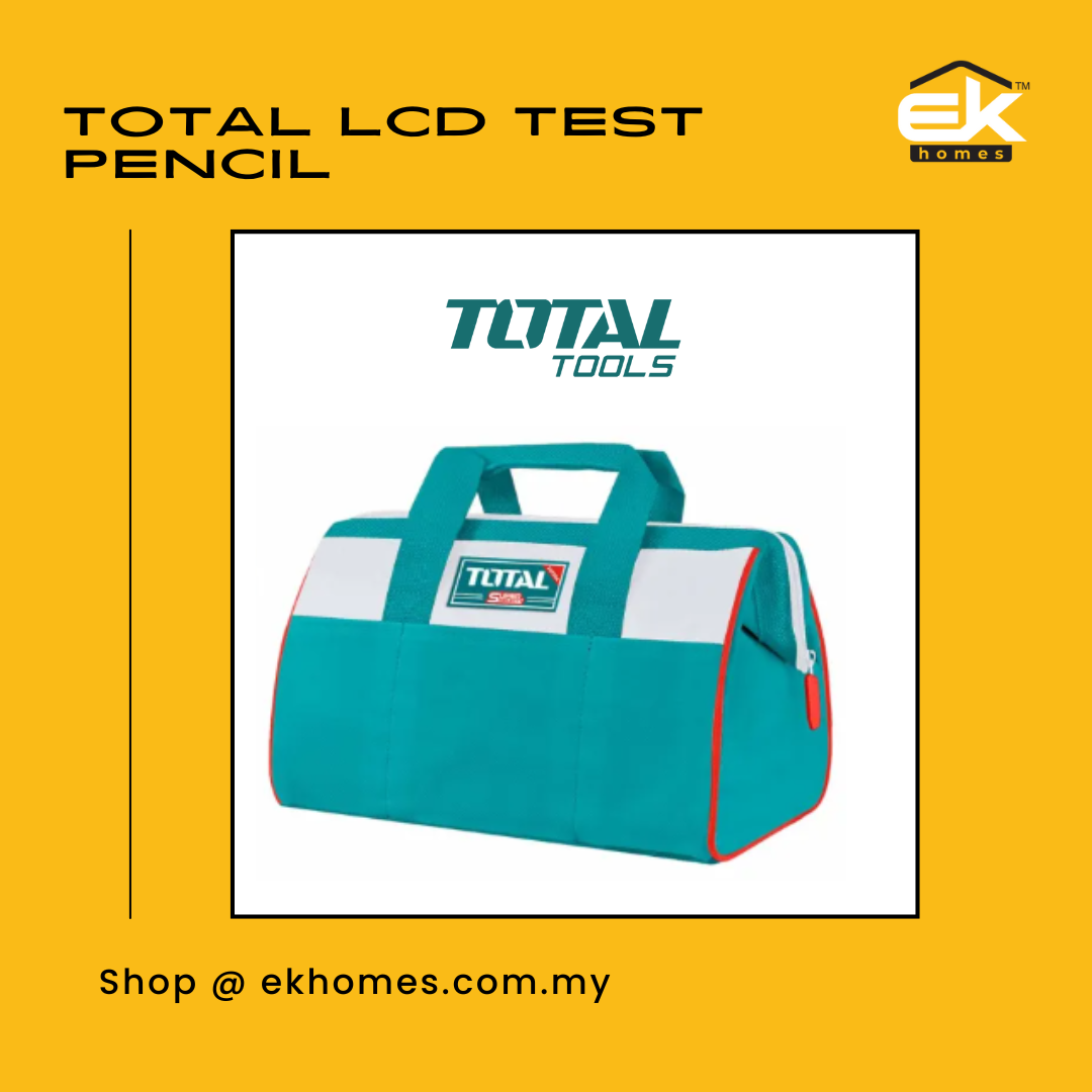 Total Tools Bag (13 inch, 16 inch), Designed w/ 6 Pockets and 14 Pockets respectively 