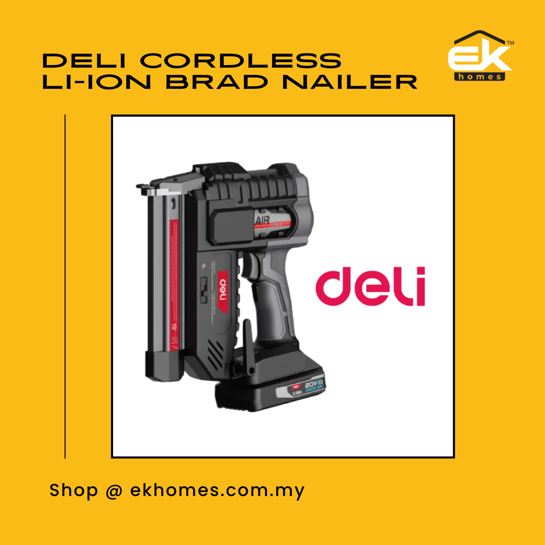 Deli Cordless Li-ion Brad Nailer (20V / F30 / Brushless)