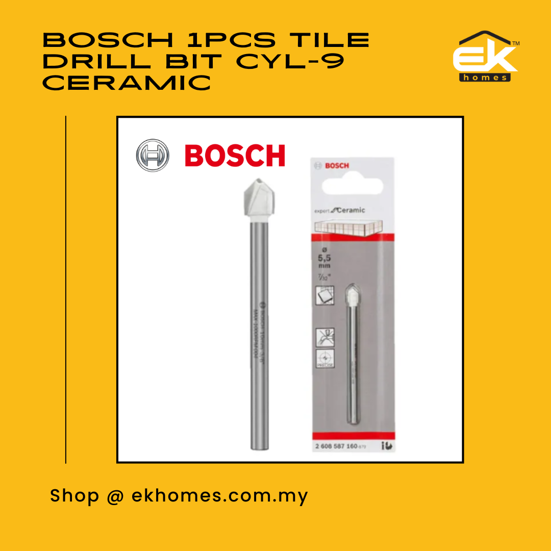 Bosch 1pcs Tile Drill Bit CYL-9 Ceramic (5.5mm)