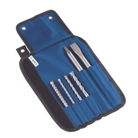 Bosch 6pcs SDS Plus Drill Bit & Chisel Mixed Set