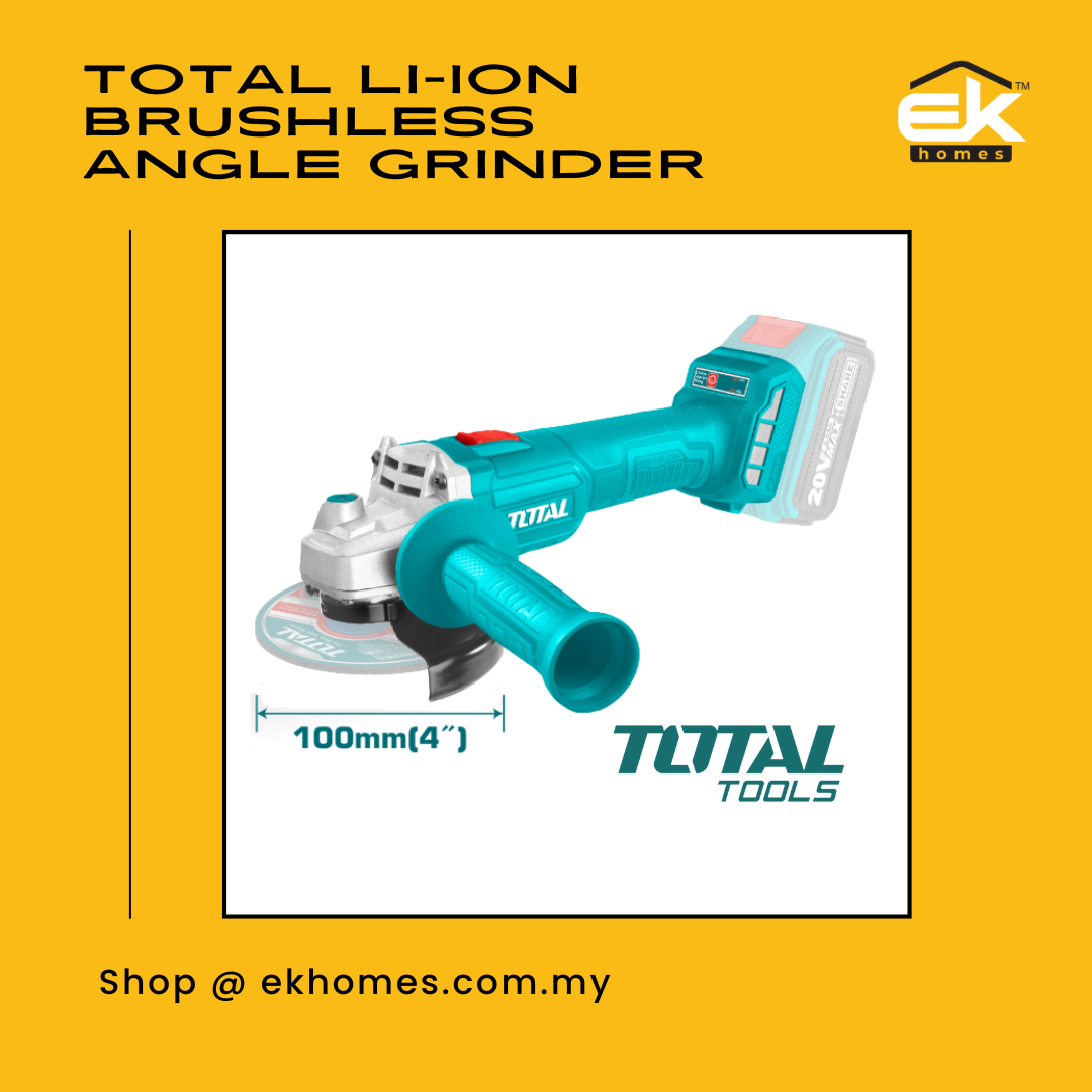 Total Cordless Brushless Angle Grinder