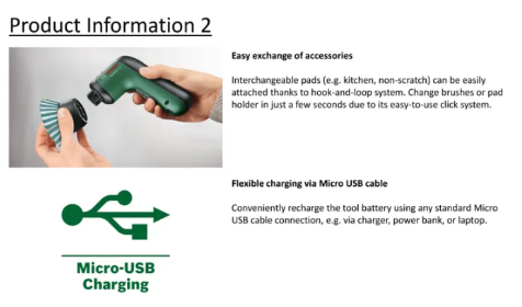 Bosch Home & Garden Power Scrubber Brush Pad Holder 