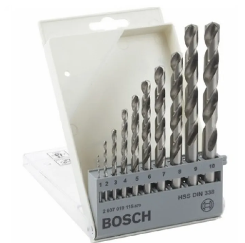 Bosch 19pcs HSS-G Din 338 Metal Drill Bit Set 