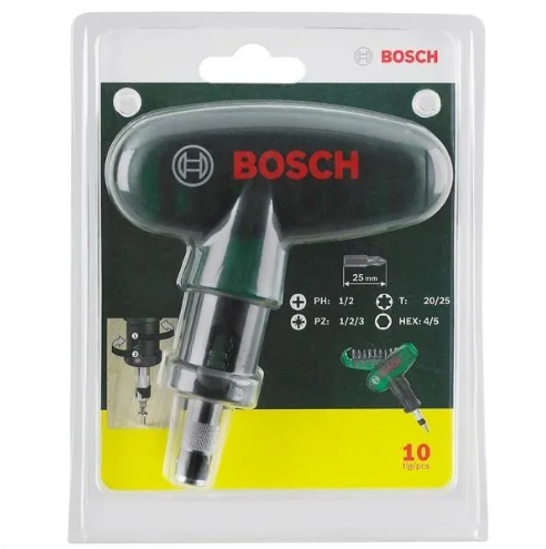 Bosch 10pcs Pocket Screwdriver Bit Set