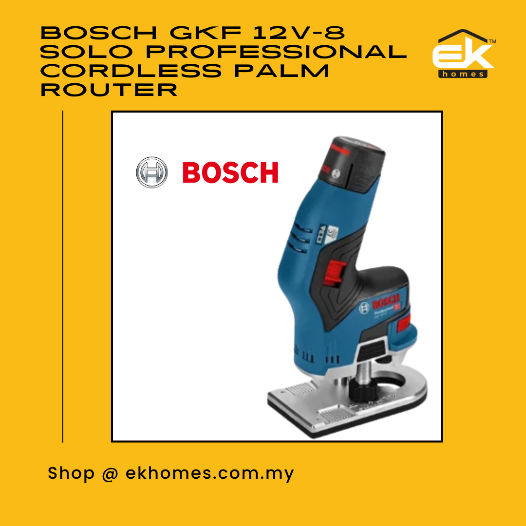 Bosch GKF 12V-8 SOLO Professional Cordless Palm Router Without Battery and Charger